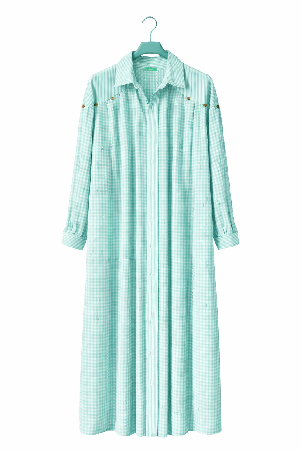 VESTIDO FLORA VERDE AGUA