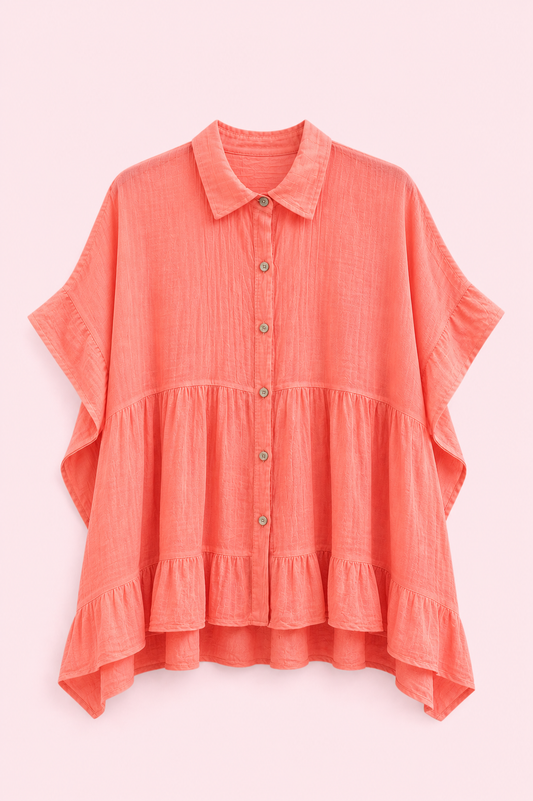 BLUSA MENORCA CORAL