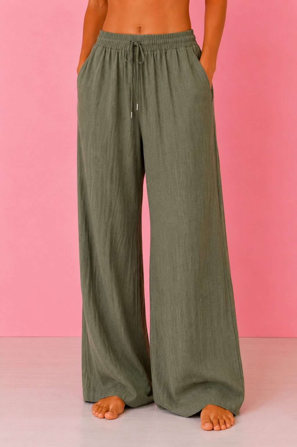 CONJUNTO LINO VERDE MILITAR