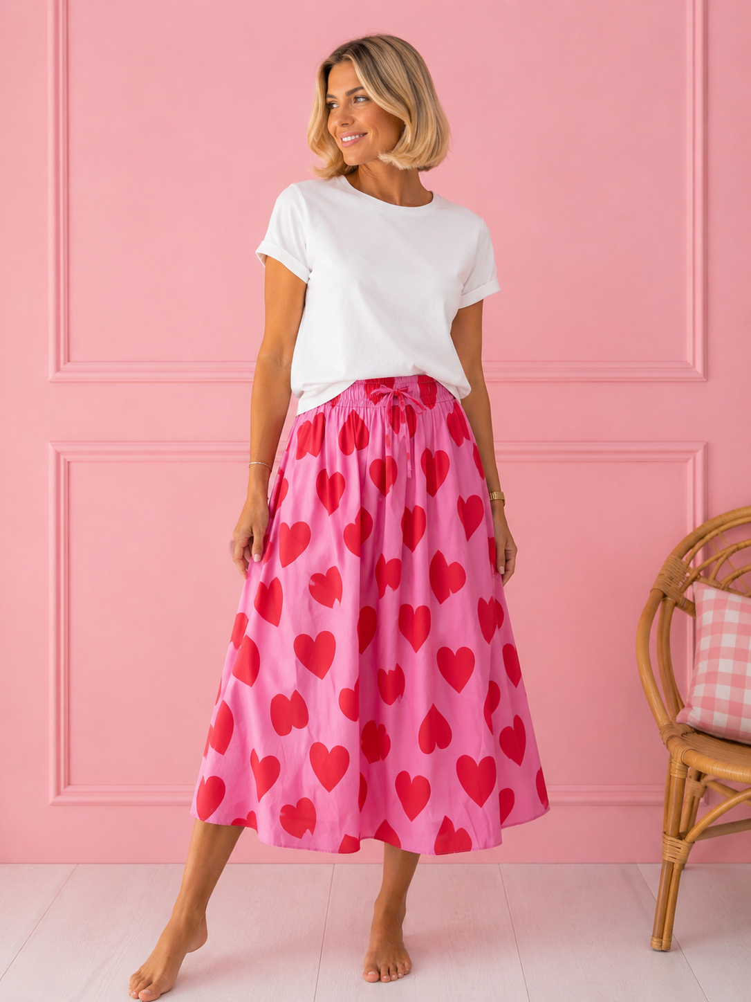 FALDA POPY CORAZONES