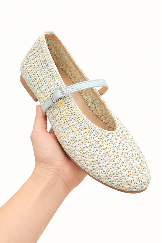 MANOLETINA CROCHET BLUE