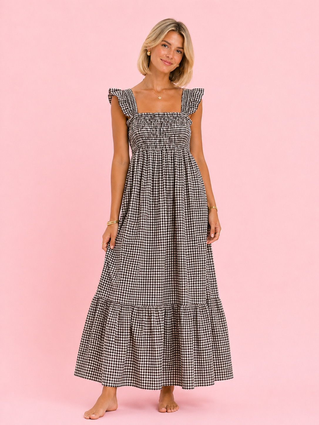 VESTIDO LORETO CHOCOLATE