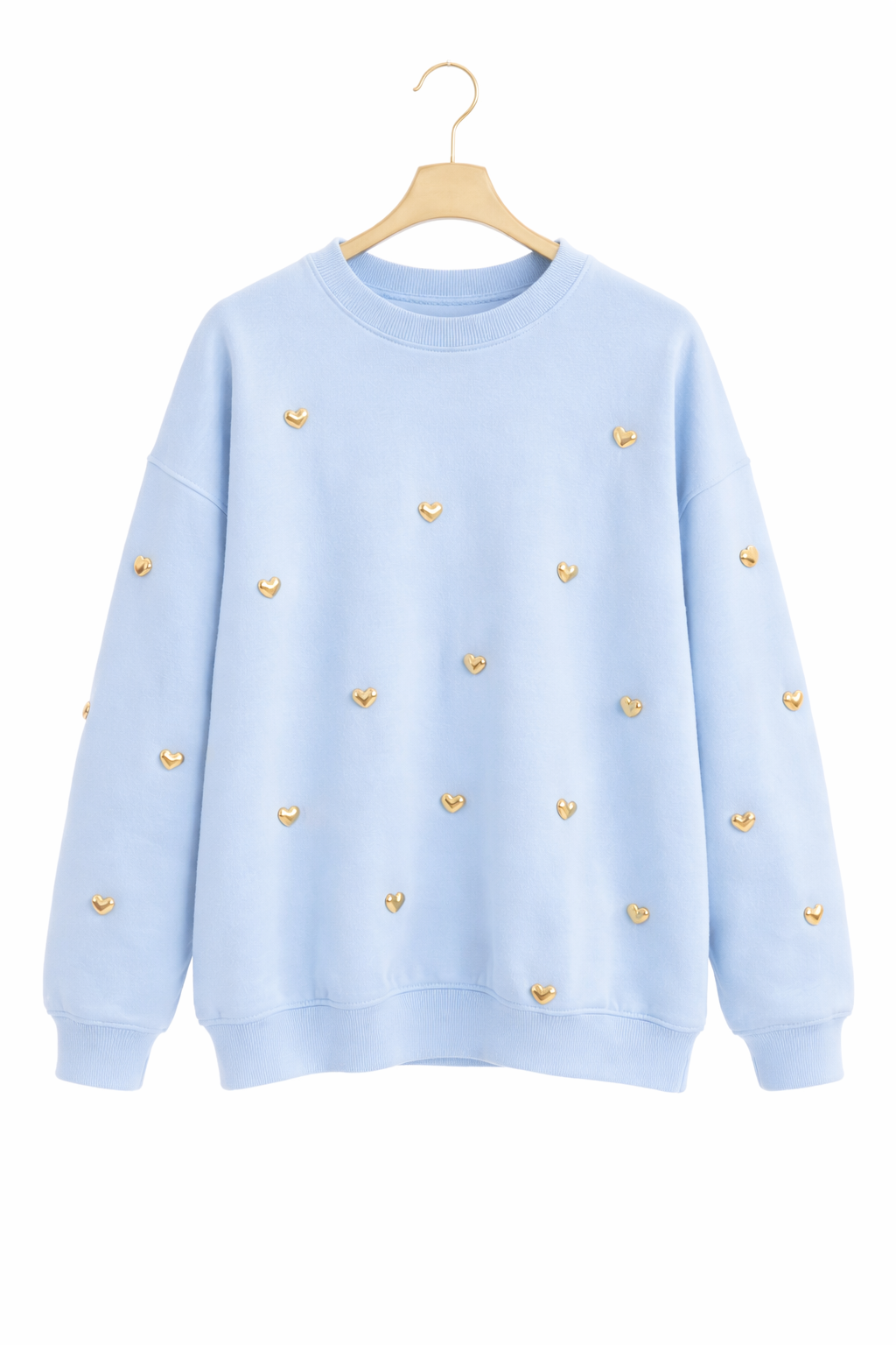 SUDADERA LOVE AZUL BABY