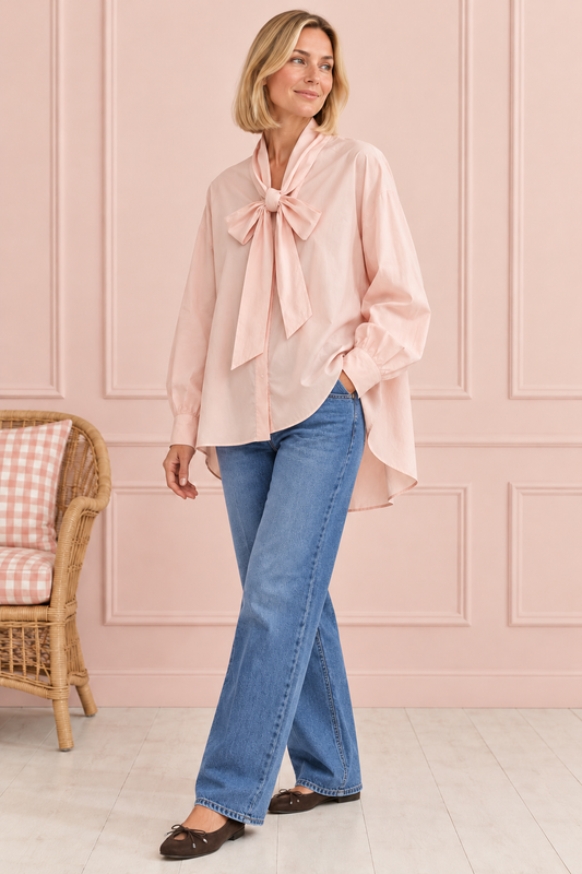 CAMISA LAZO ROSA PALO