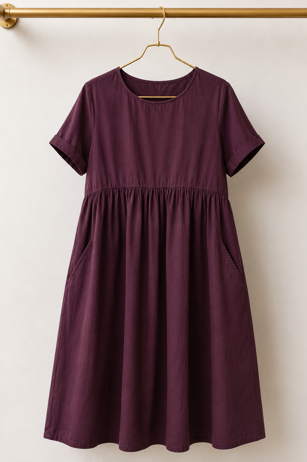 VESTIDO LEONOR CIRUELA