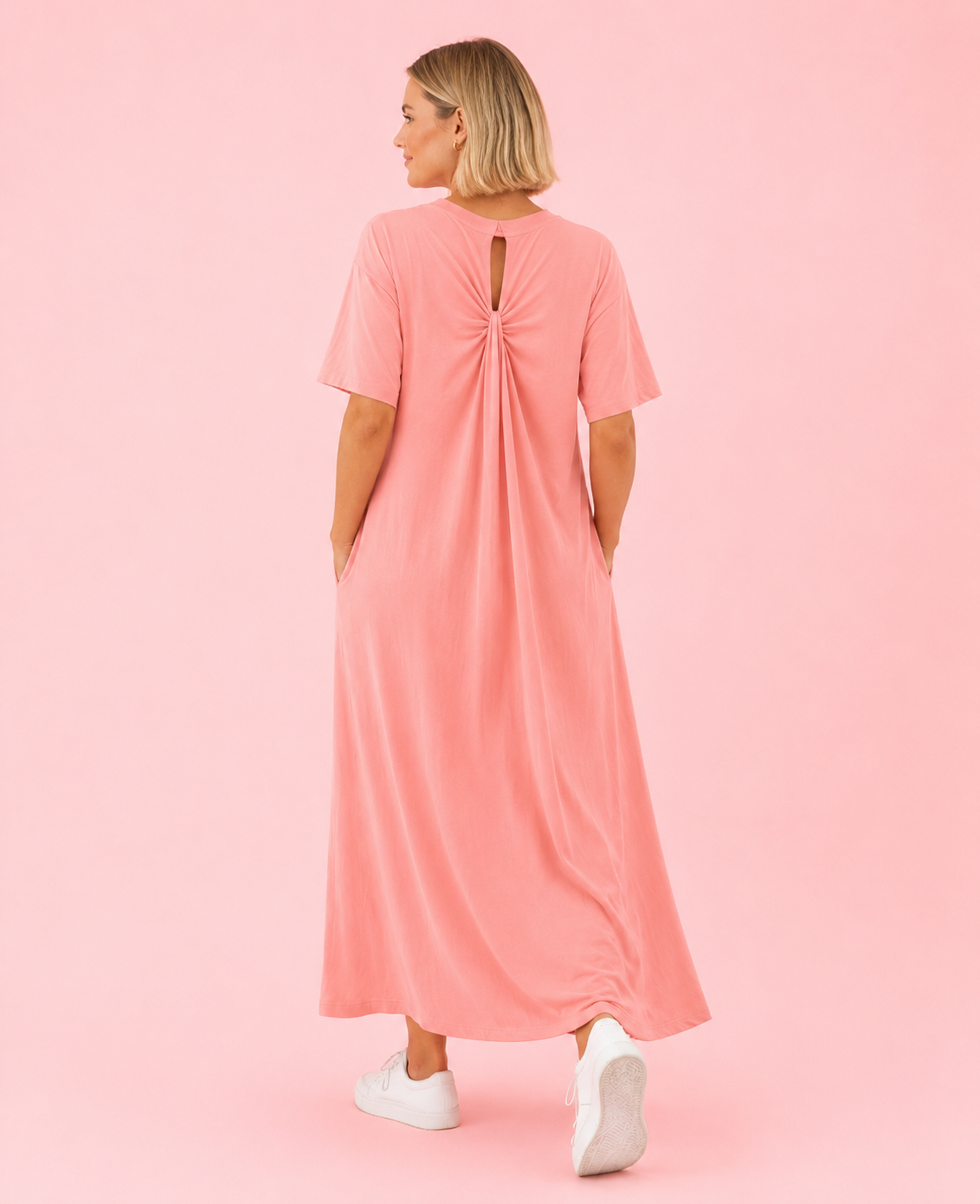 VESTIDO AGATHA ROSA SALMÓN