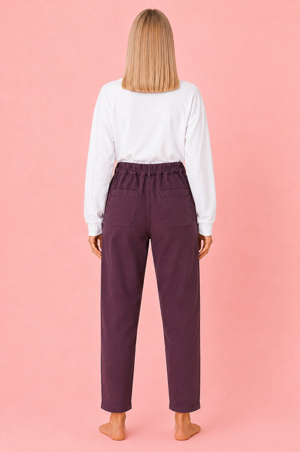 JEANS MUSE BERENJENA