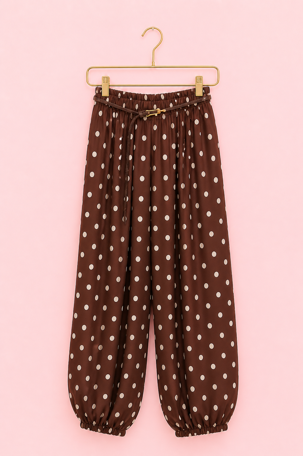 PANTALON LUNARES CHOCOLATE