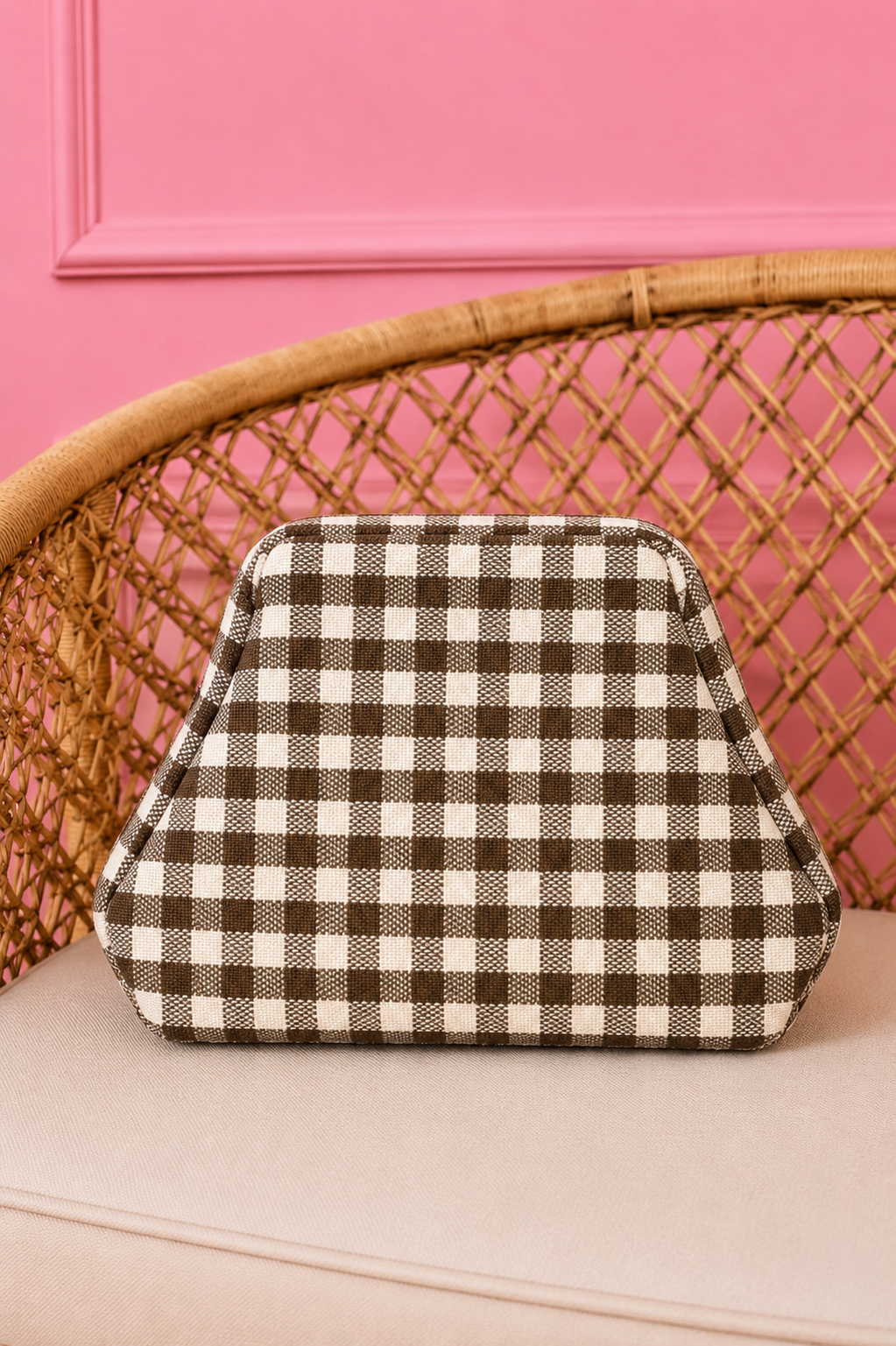 BOLSO VICHY CHOCOLATE