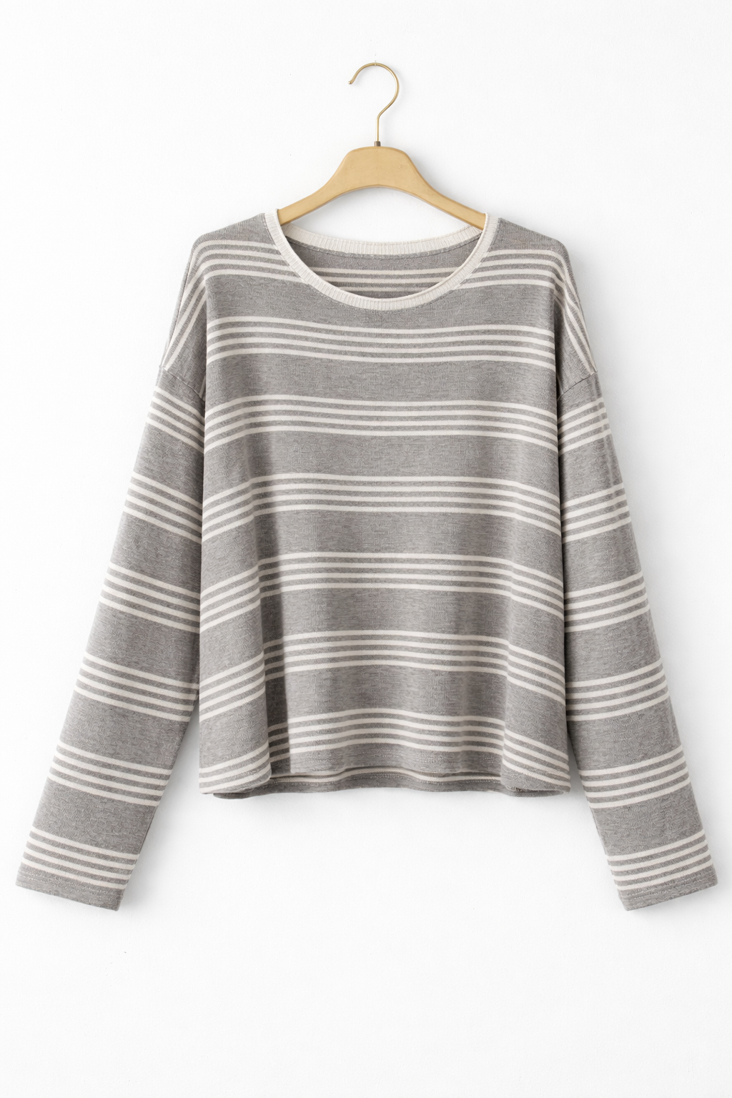 SUÉTER RAYAS GRIS