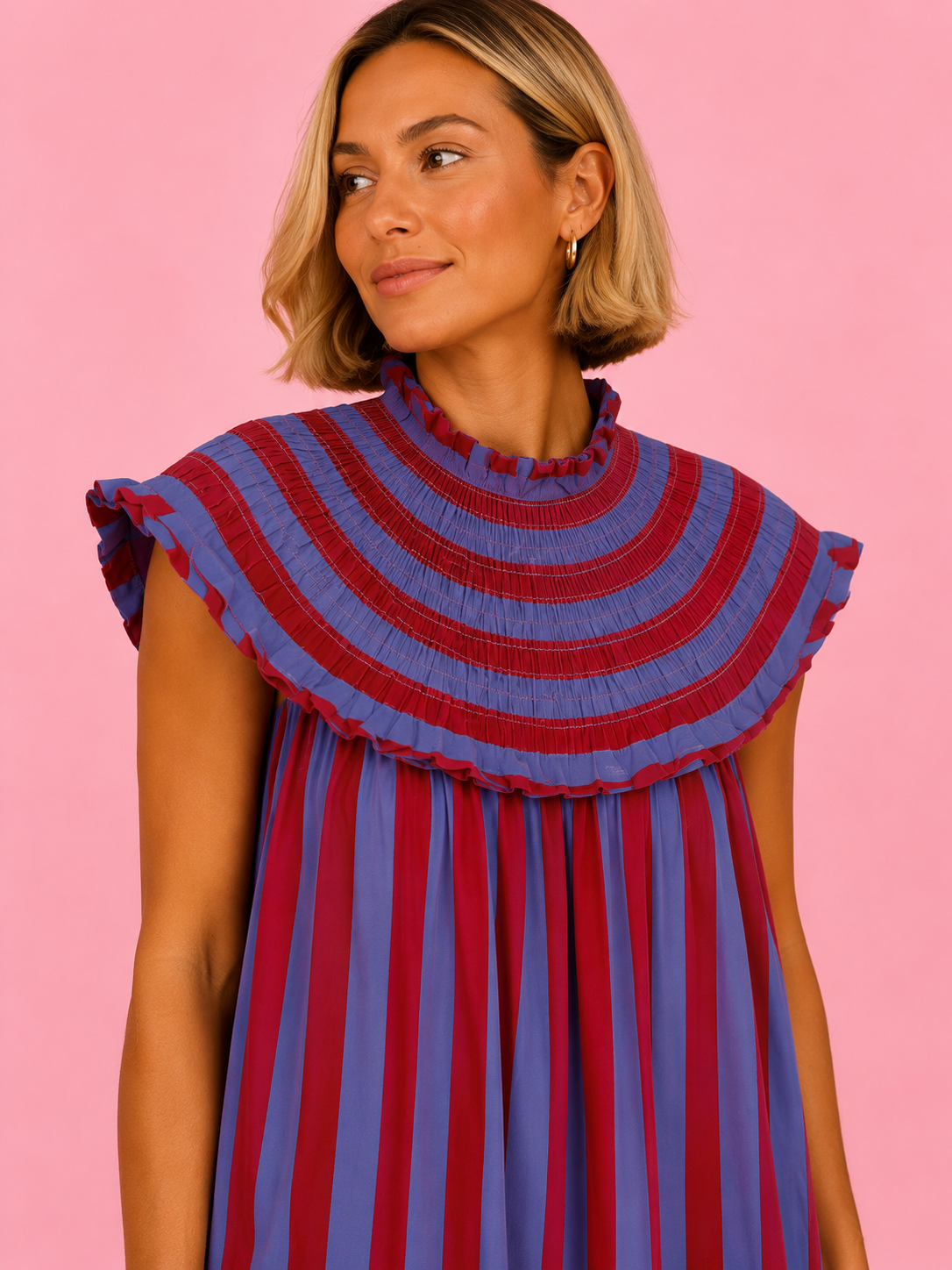 VESTIDO AMARETO RED&BLUE