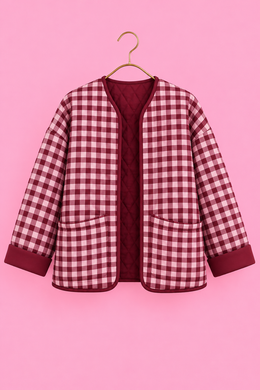 CHAQUETA BRUNA PINK BURGUNDY