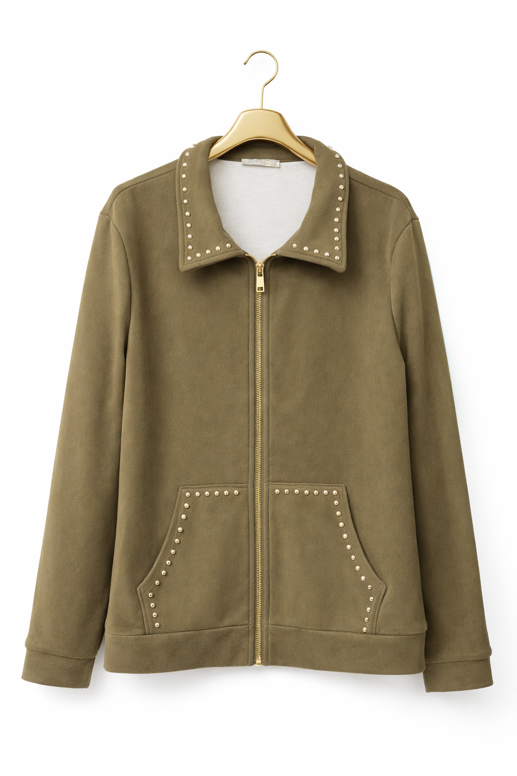 SUDADERA TACHAS VERDE