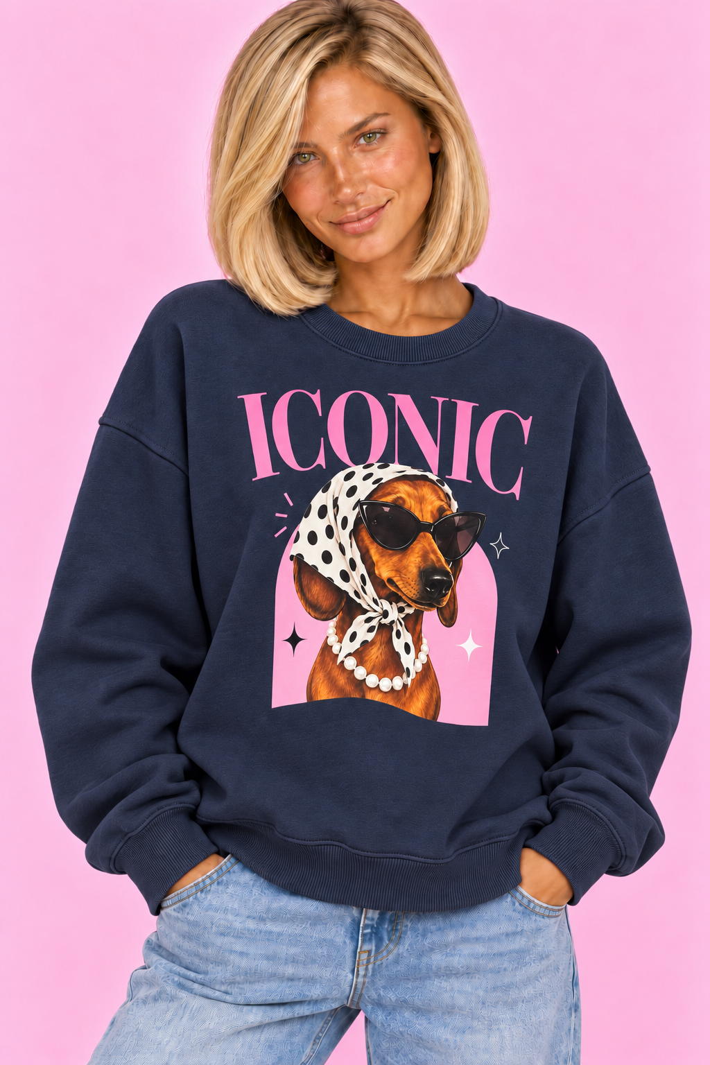 SUDADERA ICONIC MARINO