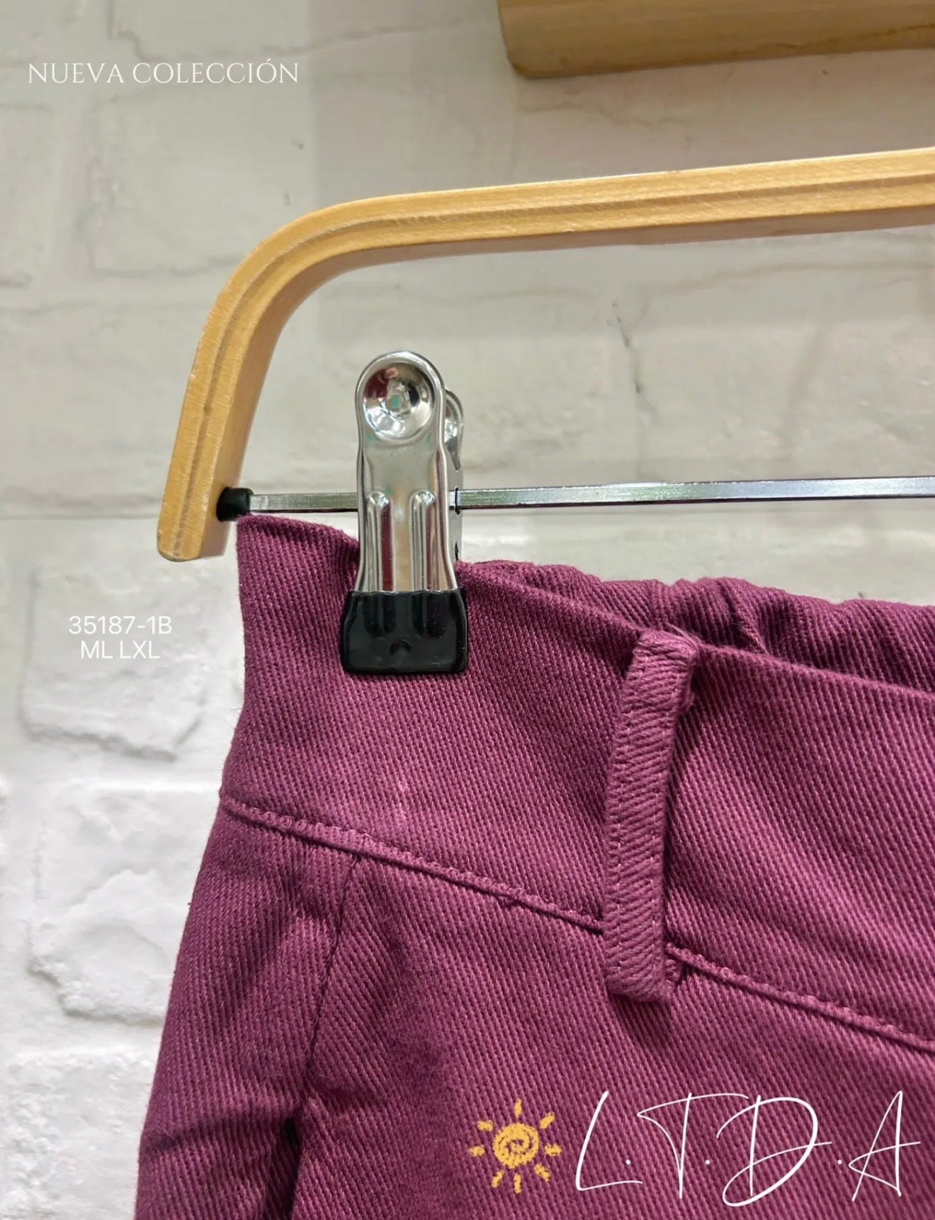 JEANS MUSE BERENJENA