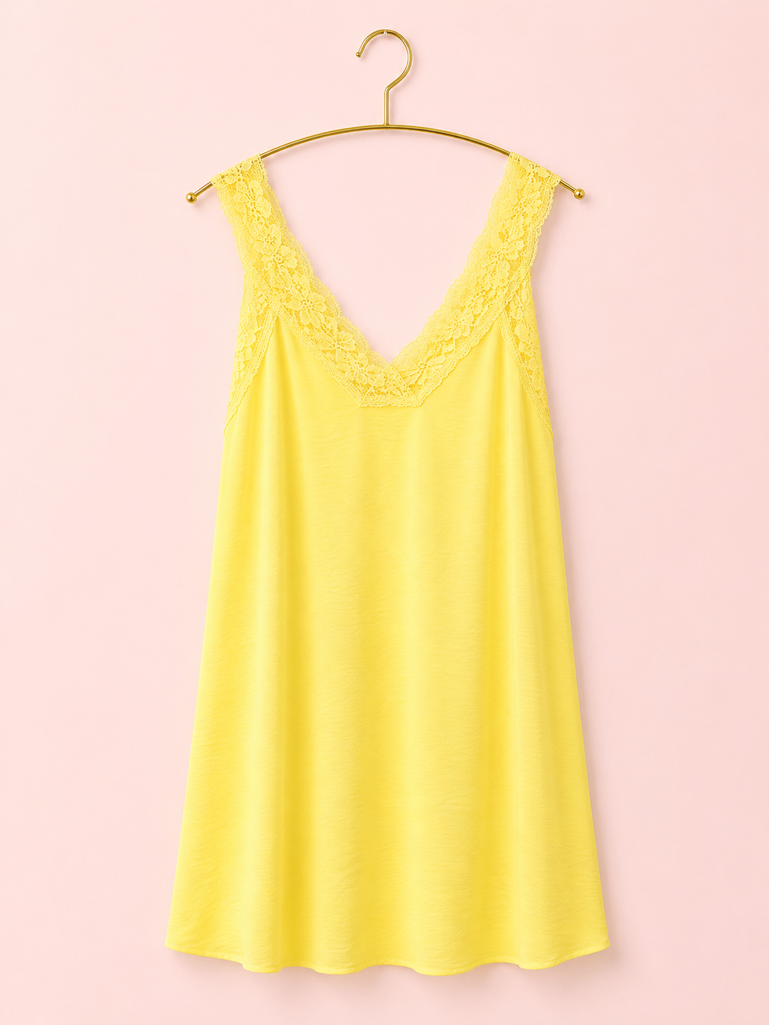 BLUSA LENCERA AMARILLA