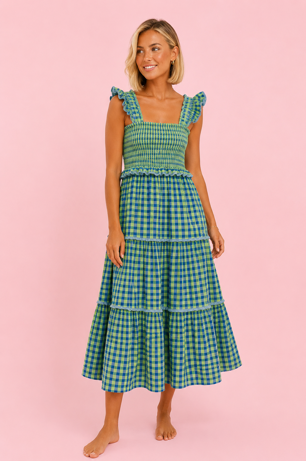 VESTIDO SUNSET BLUE&GREEN