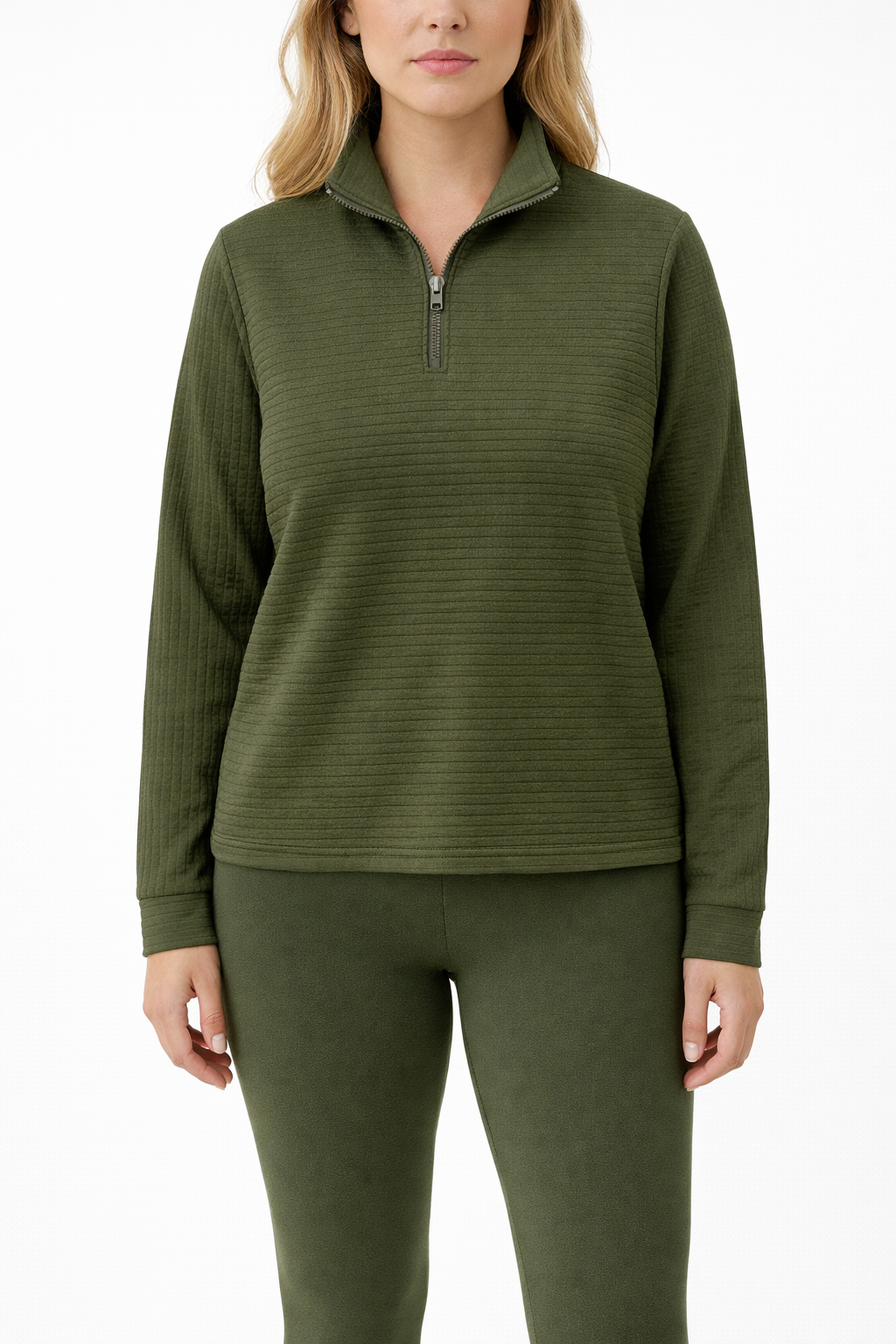 CHAQUETA SPORTY VERDE MILITAR