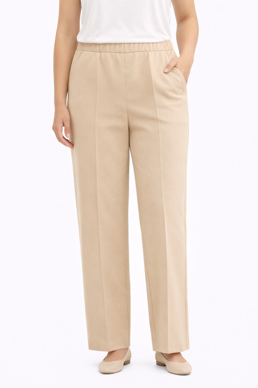 PANTALON VESTIR 66 BEIGE