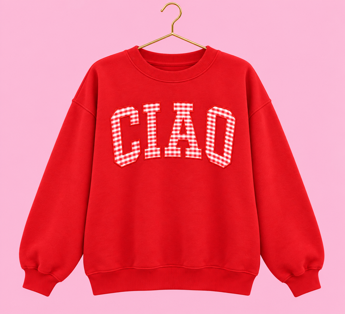 SUDADERA CIAO ROJA