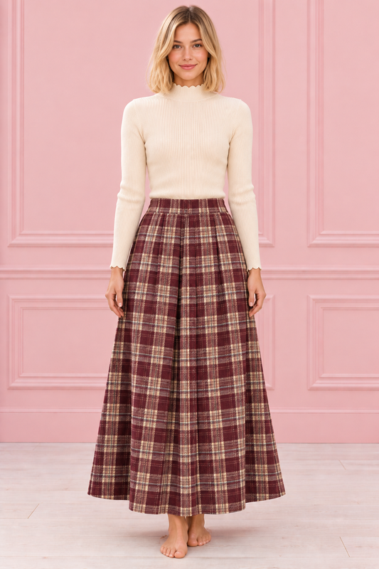 FALDA FIONA BURDEOS
