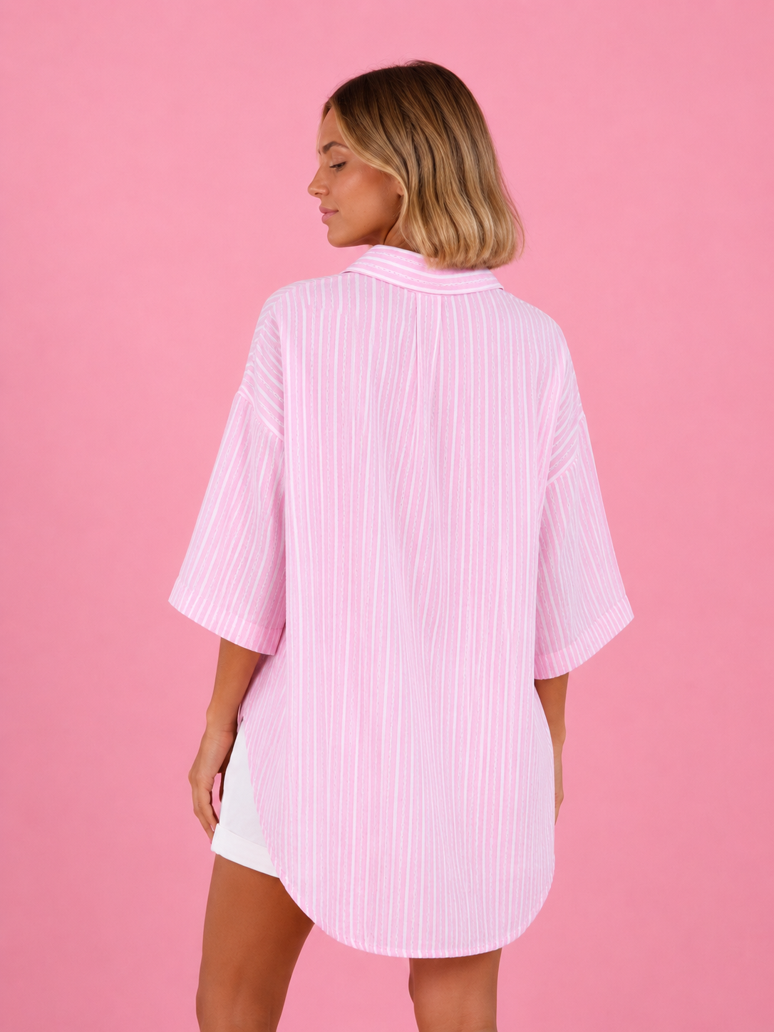MAXI CAMISA SARDINA ROSA