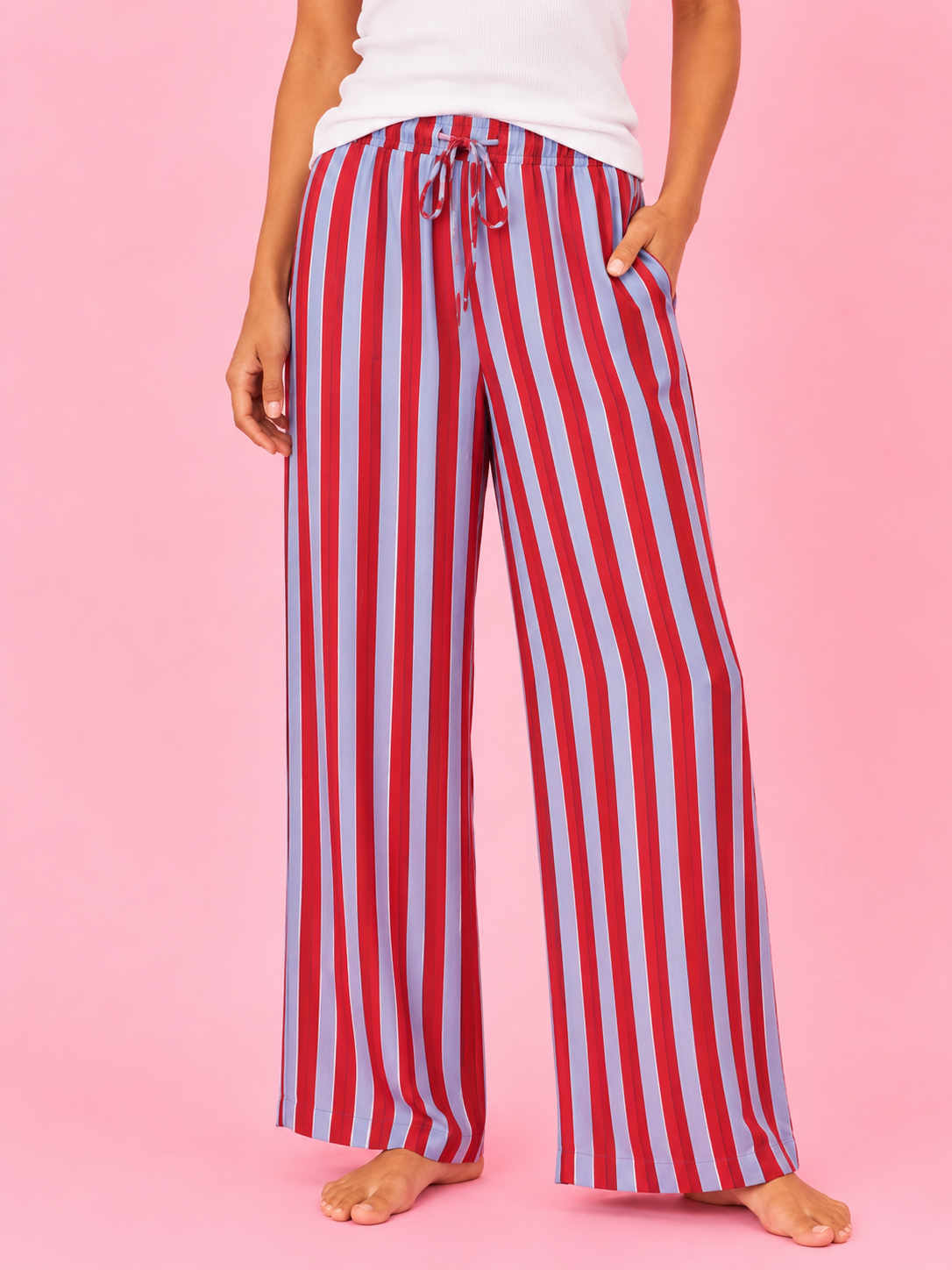 PANTALON BOOMER BLUE&RED