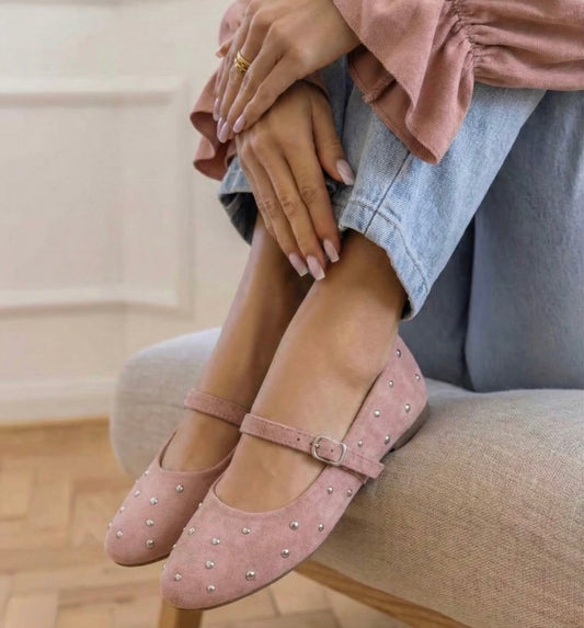 MANOLETINA TACHAS ROSA PASTEL