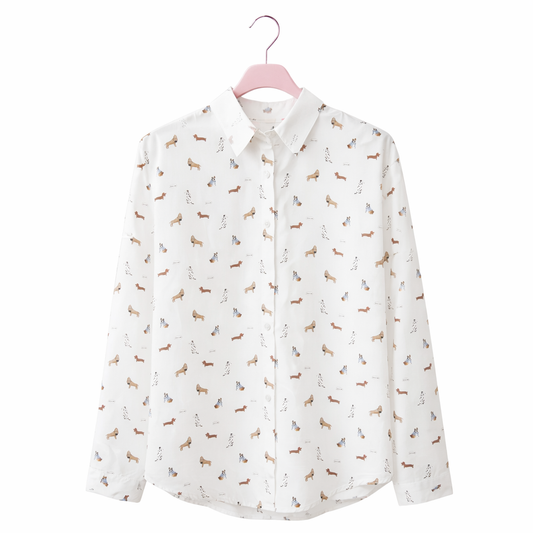 CAMISA SALCHICHA BLANCA