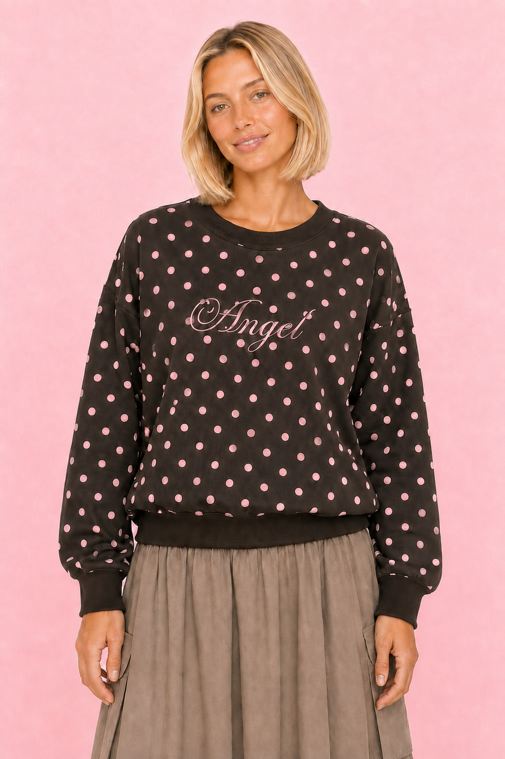 SUDADERA LUNARES CHOCOLATE