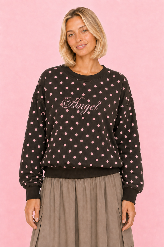 SUDADERA LUNARES CHOCOLATE