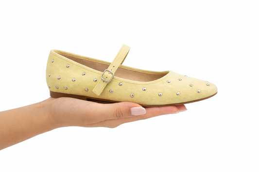 MANOLETINA TACHAS AMARILLO PASTEL