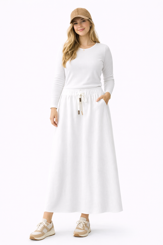 FALDA CHANDAL BLANCA