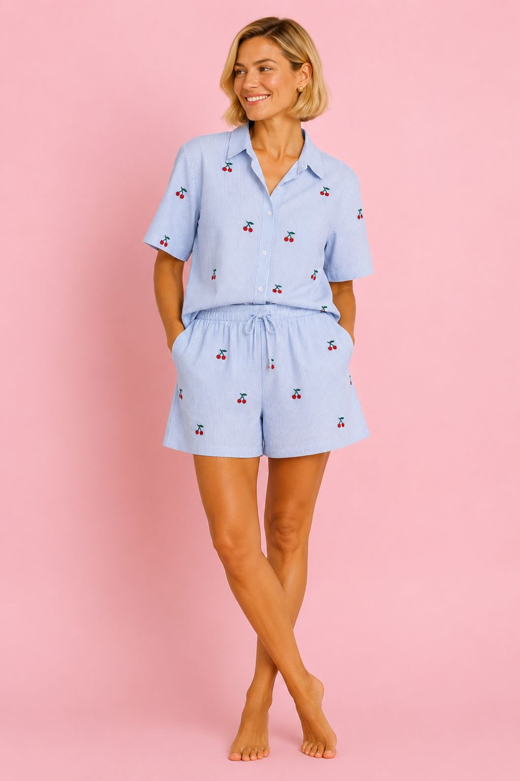 CONJUNTO CHERRY BLUE