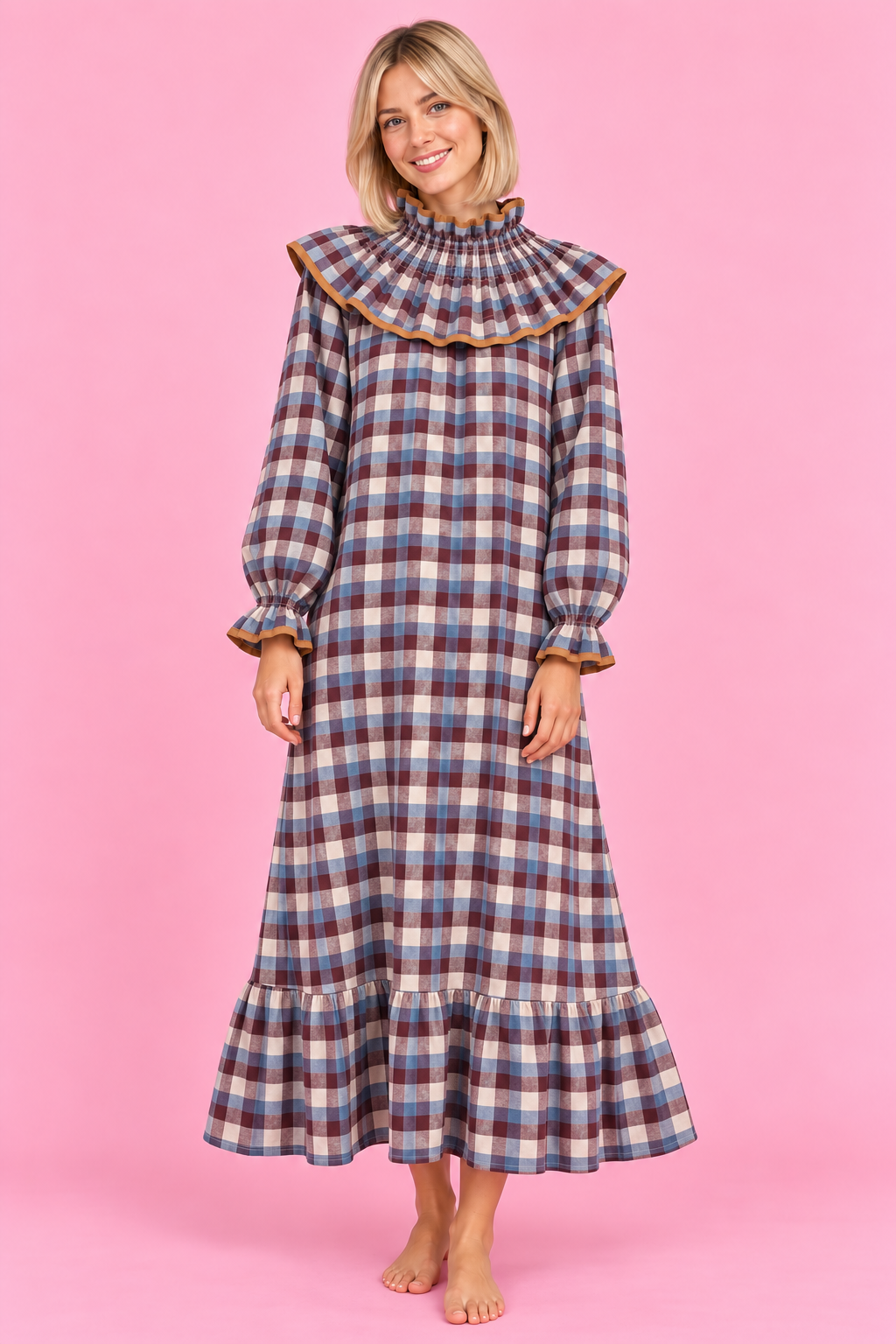 VESTIDO AMARETO CHERRY BLUE