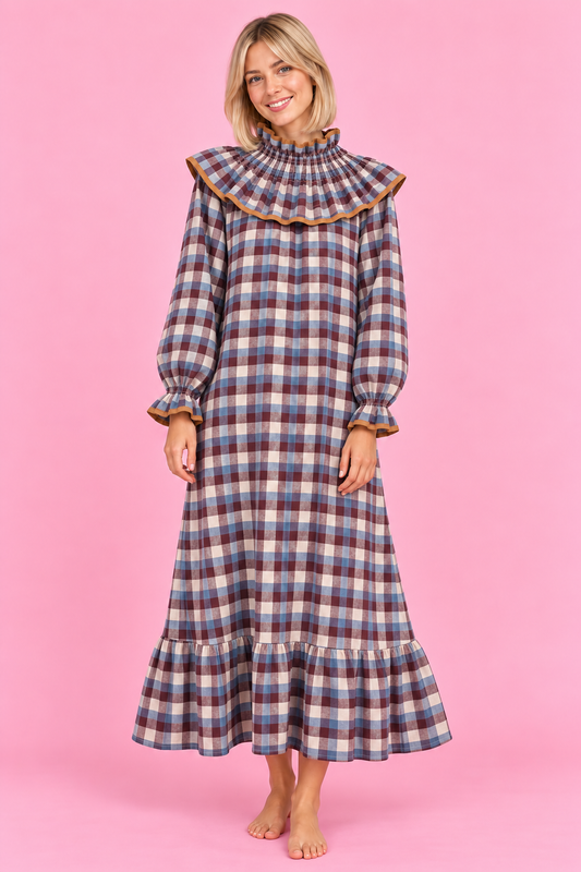 VESTIDO AMARETO CHERRY BLUE