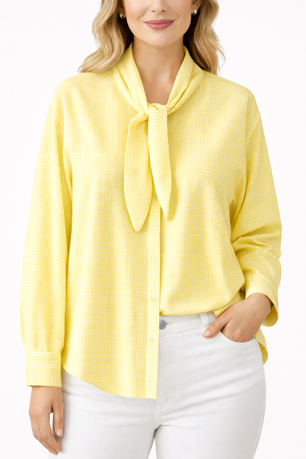 CAMISA VICHY YELLOW