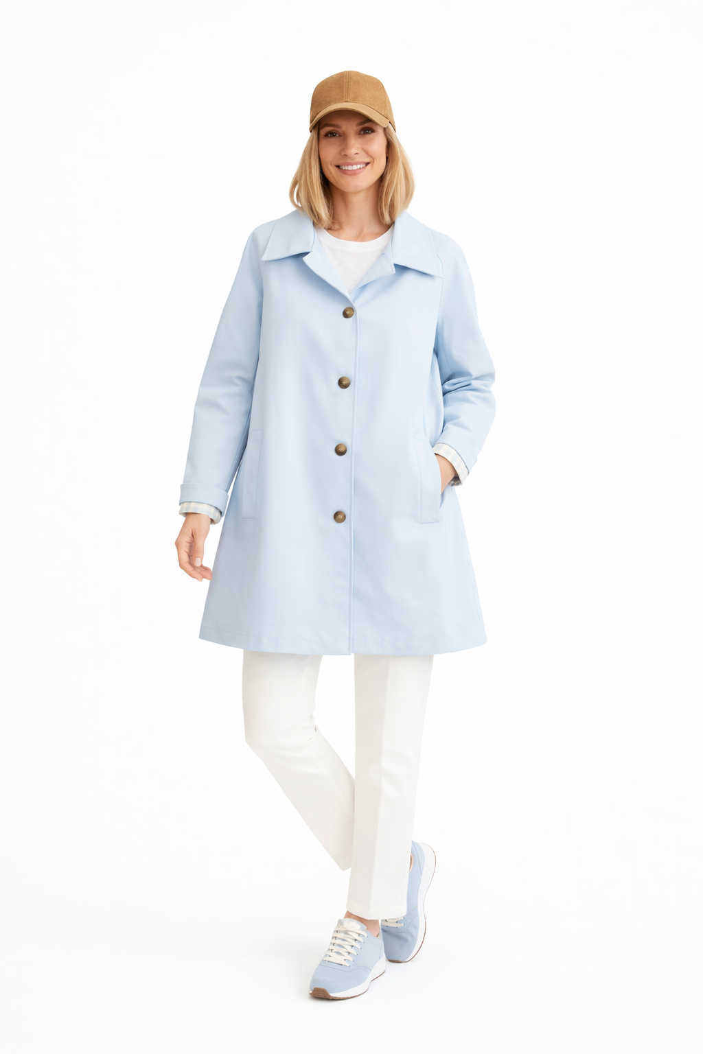 GABARDINA VICTORIA AZUL BABY