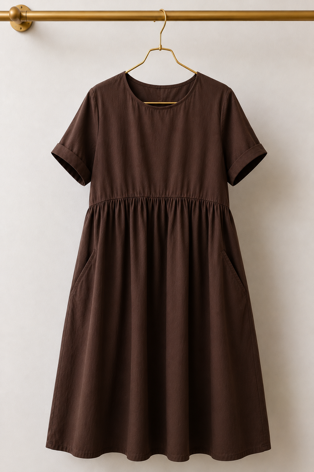VESTIDO LEONOR CHOCOLATE