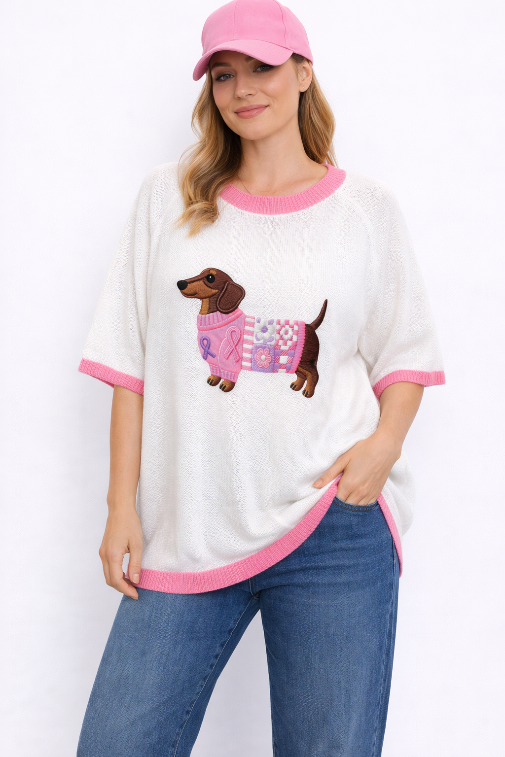 SUETER SALCHICHA ROSA