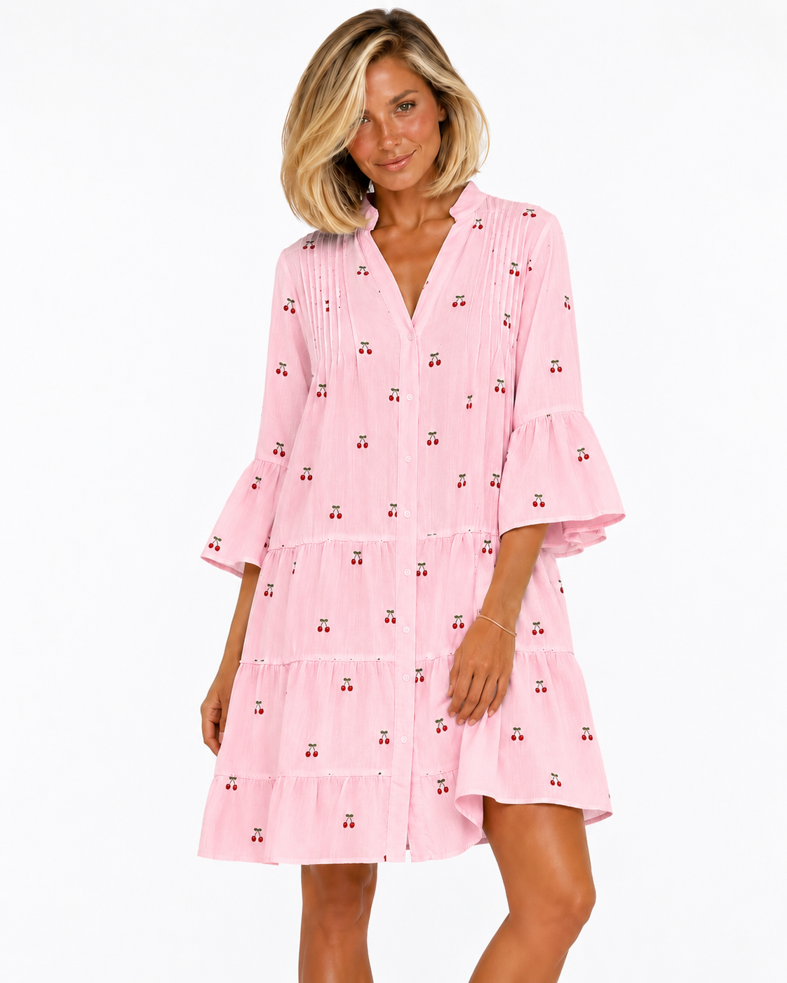VESTIDO CHERRY BLOSSOM ROSA