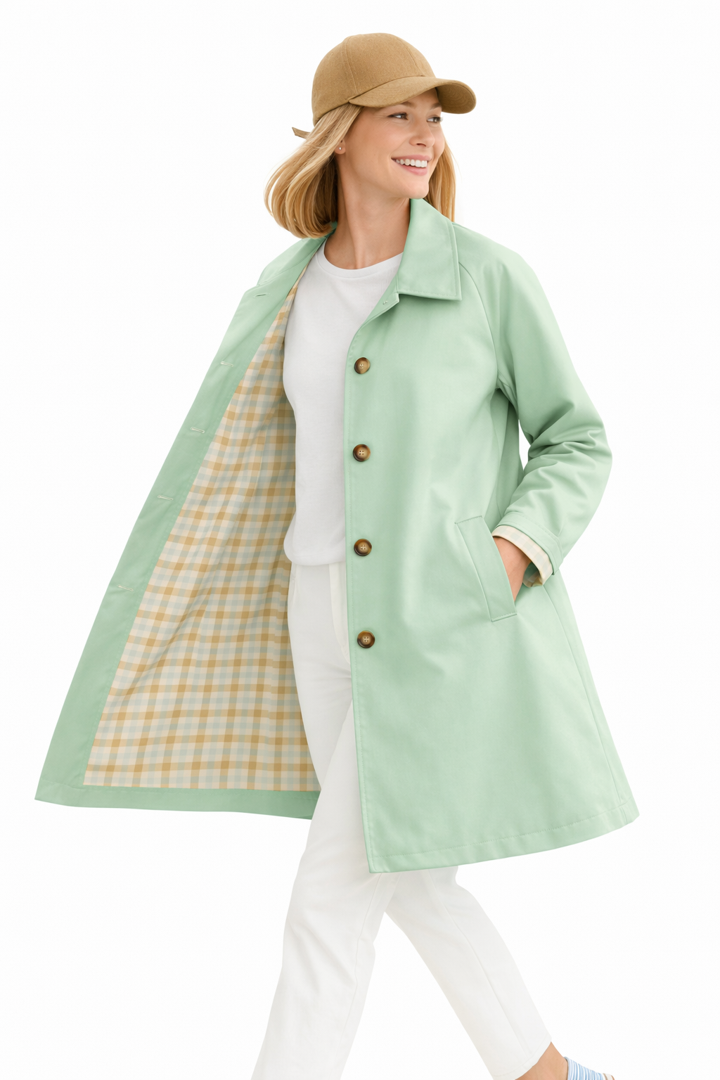 GABARDINA VICTORIA MENTA