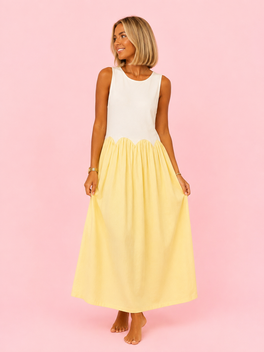 VESTIDO POMPI AMARILLO