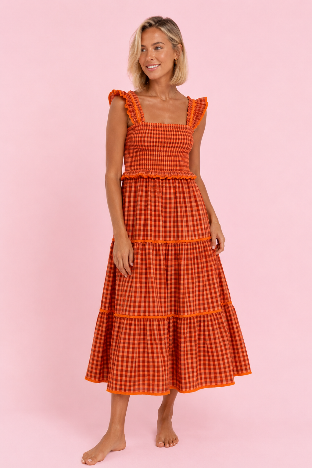 VESTIDO SUNSET CORAL