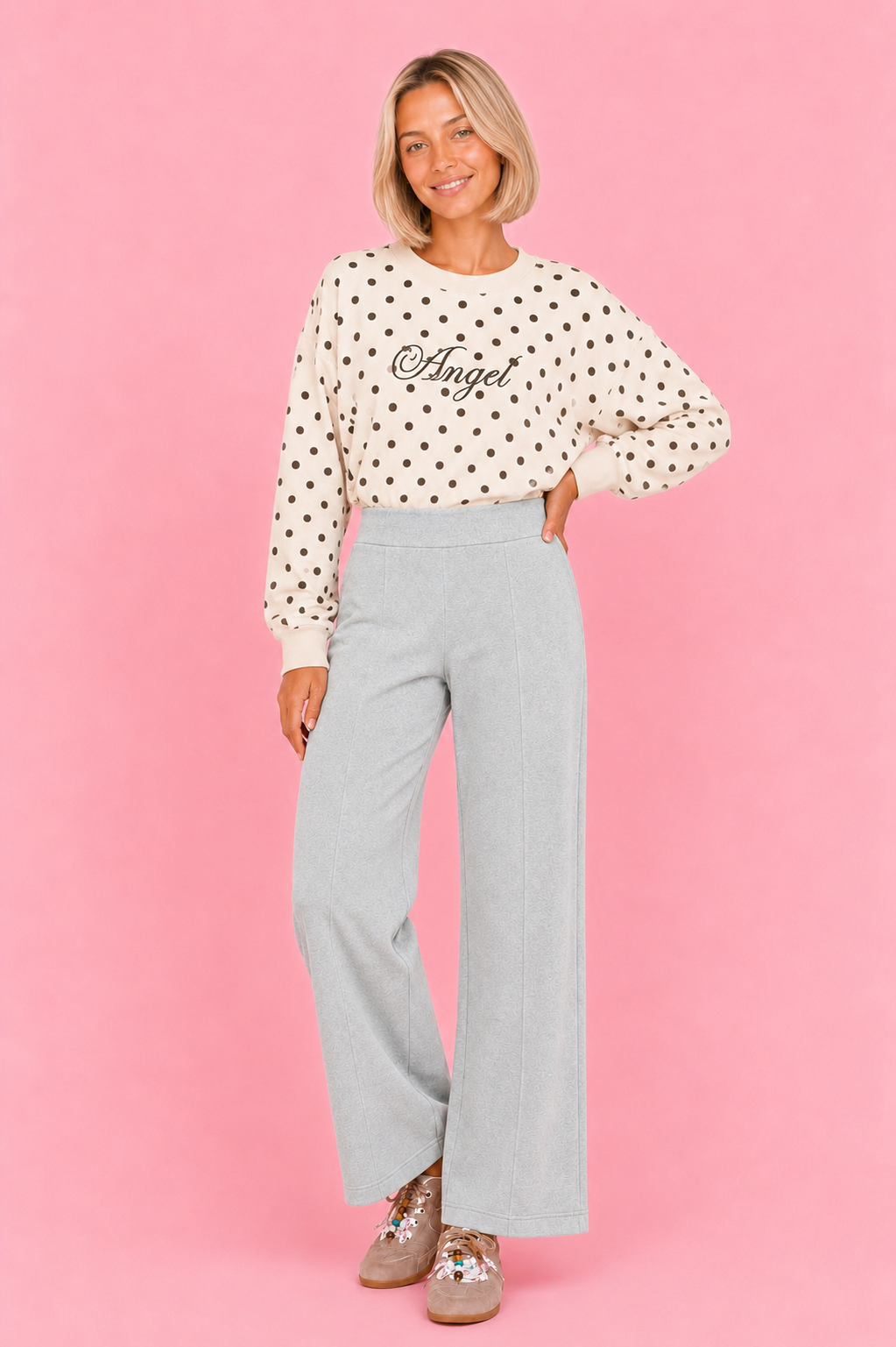 PANTALON COMFY GRIS