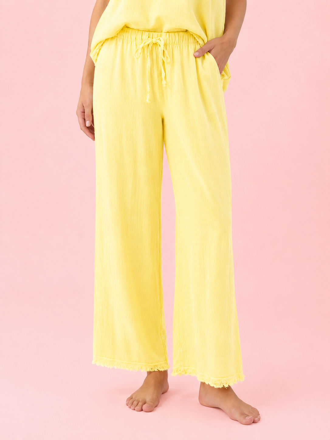 PANTALON HAWAI AMARILLO
