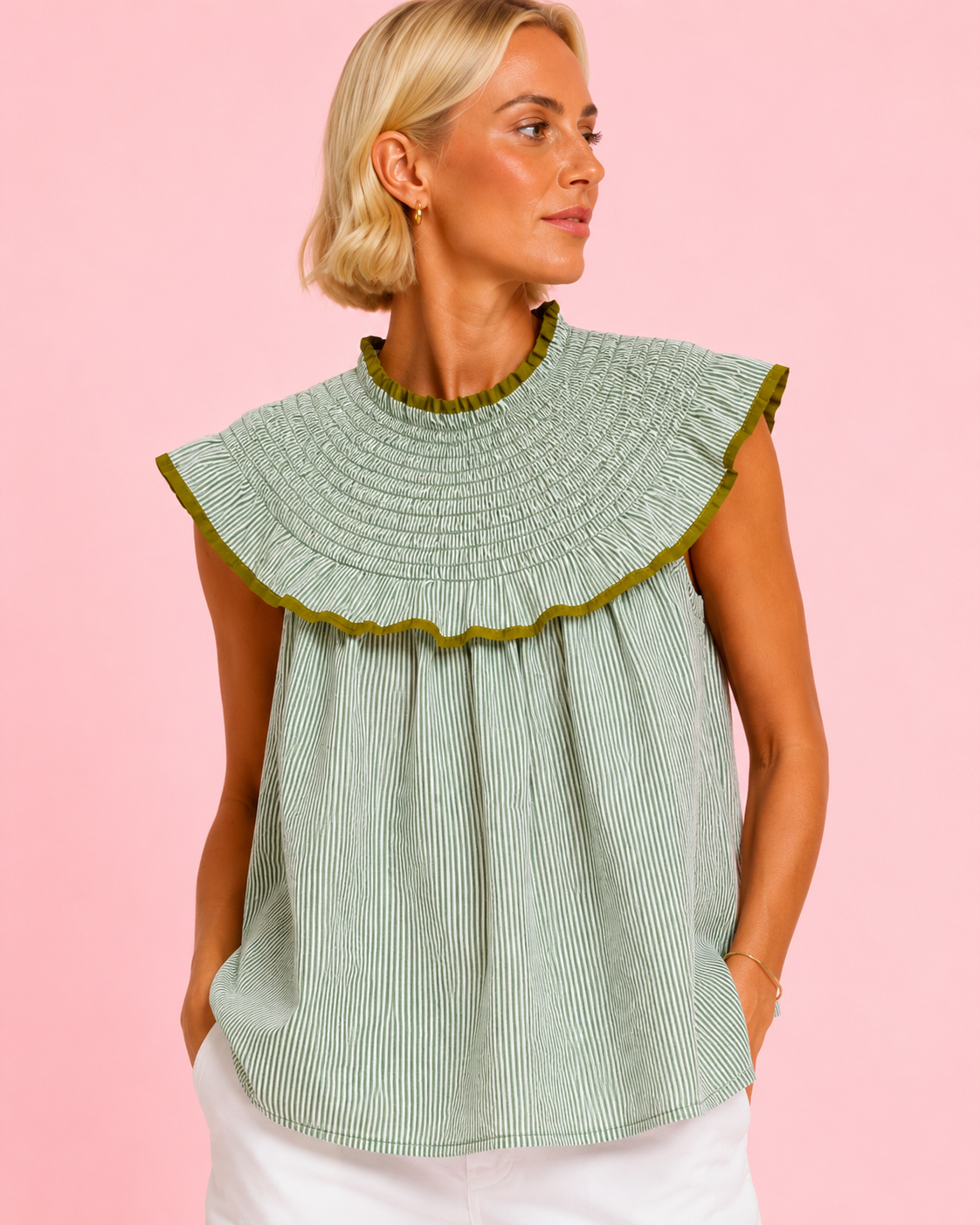 BLUSA AMARETO OLIVA