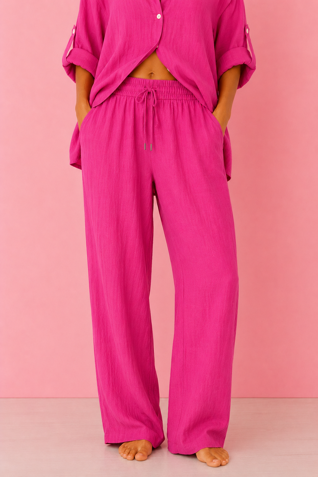 CONJUNTO LINO FUCSIA
