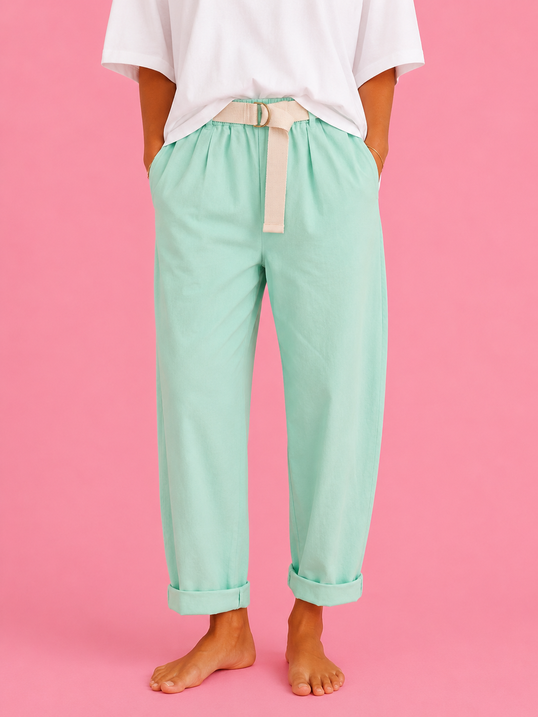 PANTALON FLAFY AGUA MARINA