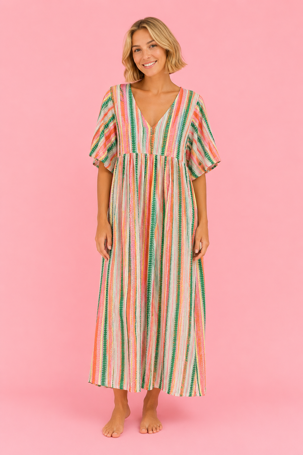 VESTIDO FORMENTERA FLUOR GREEN